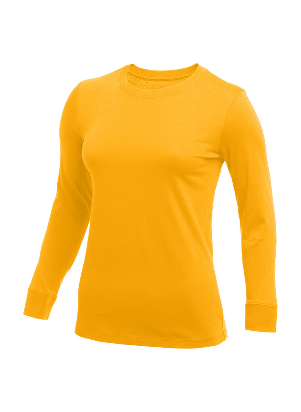 Nike Women's Long-Sleeve T-Shirt - Yellow LG