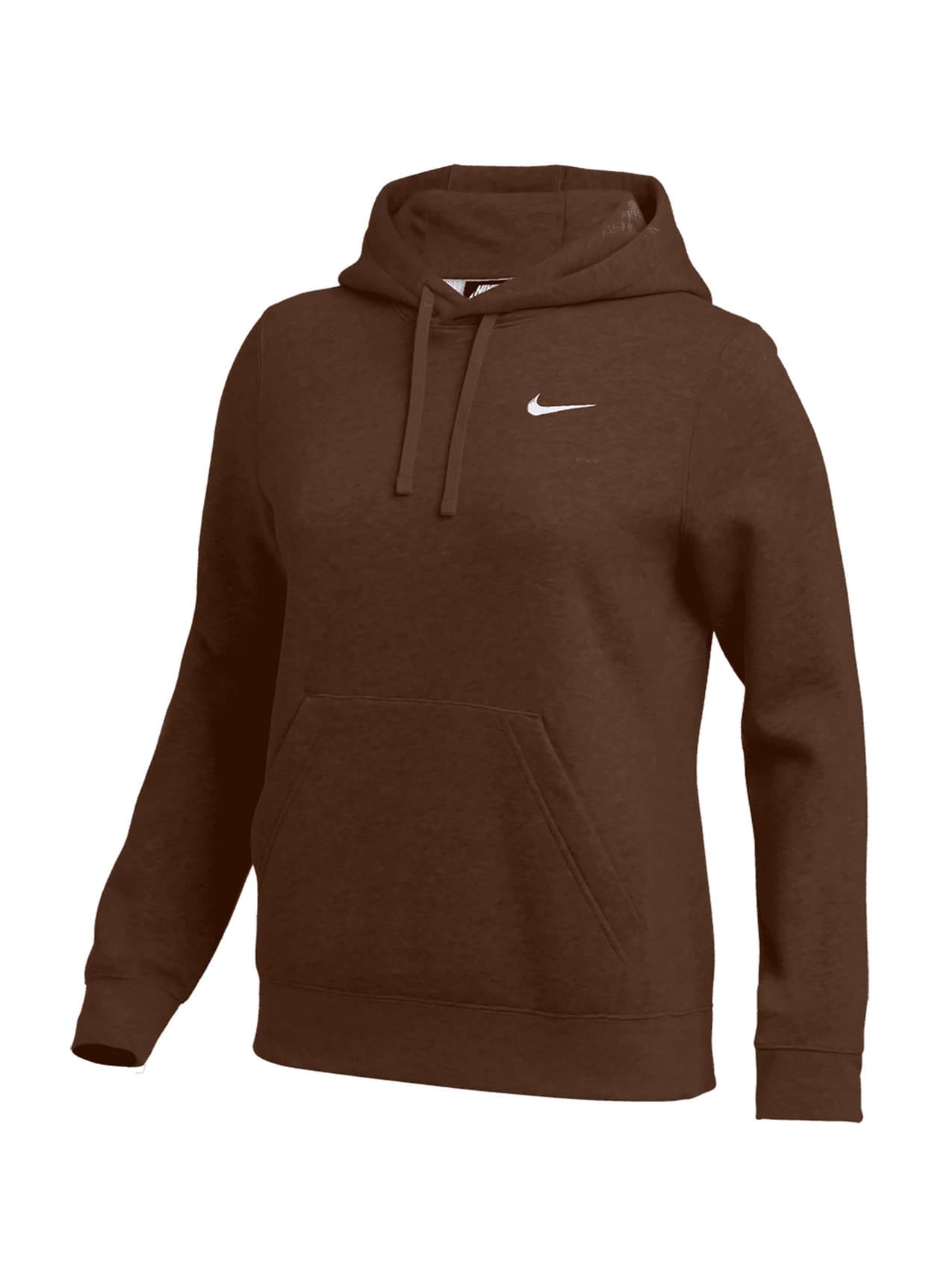 Nike Women's Club Training Hoodie - Brown LG