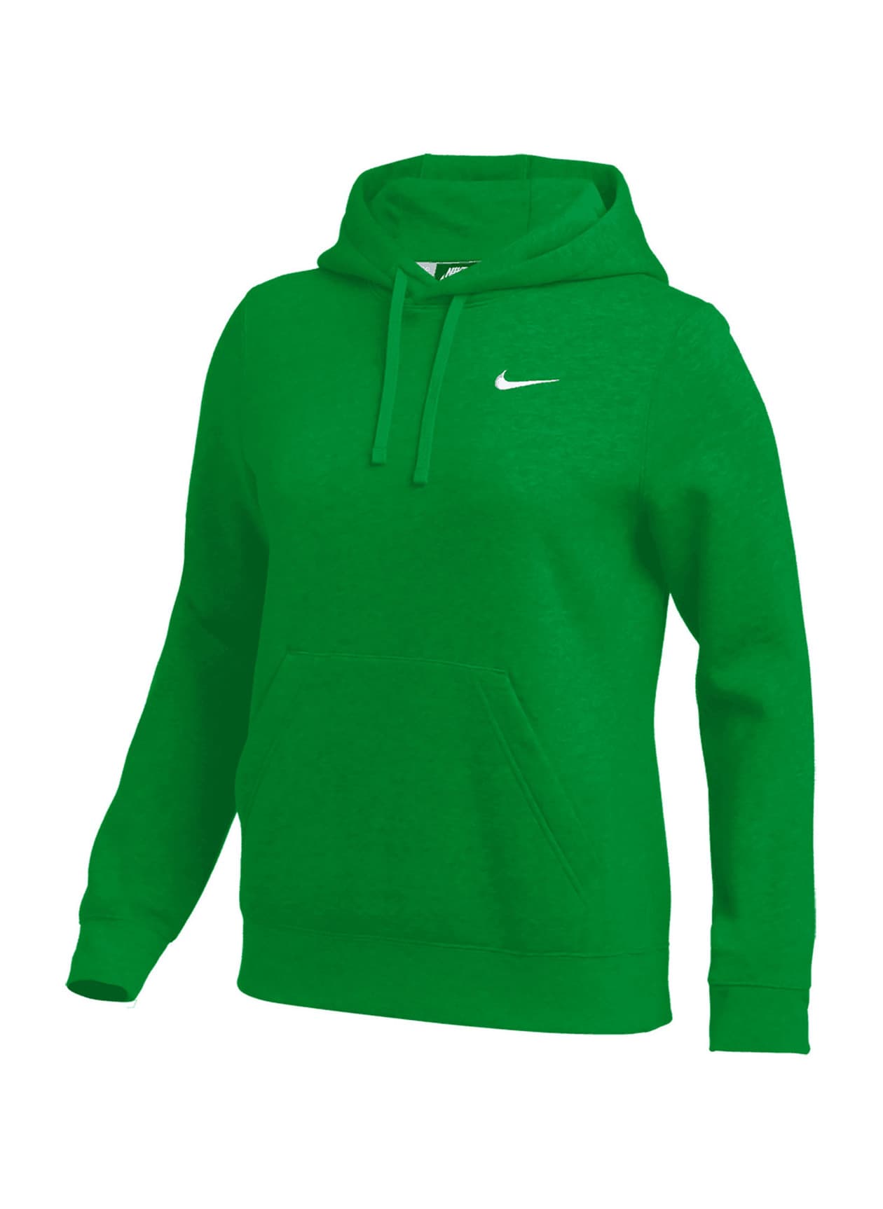 Nike Women's Club Training Hoodie - Team Kelly Green / White LG