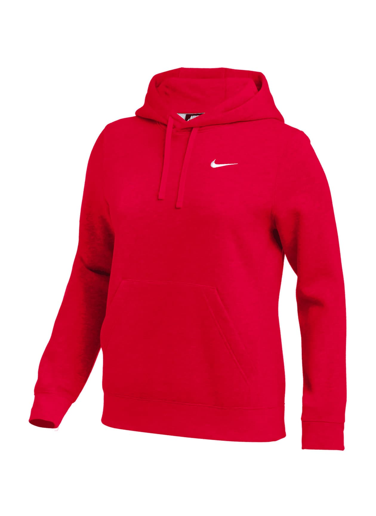 Nike Women's Club Training Hoodie - Team Scarlet / White (657) LG
