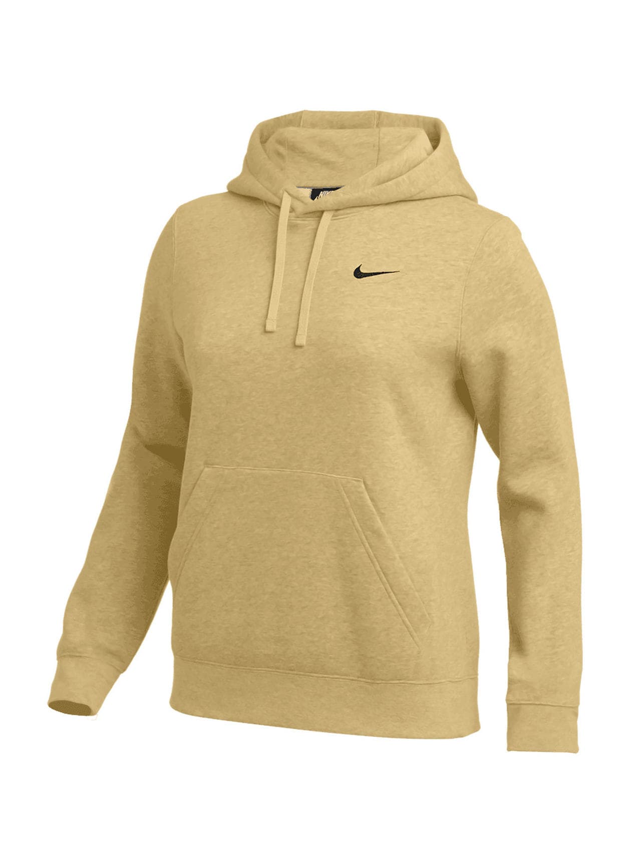 Nike Women's Club Training Hoodie - Yellow LG