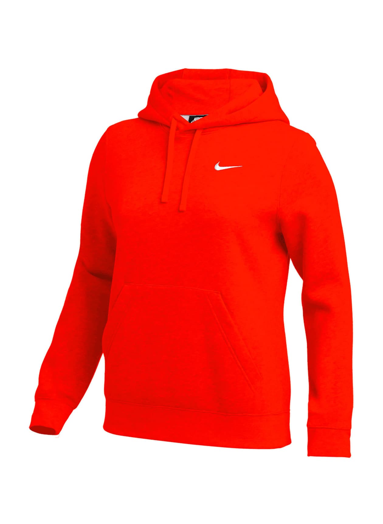 Nike Women's Club Training Hoodie - Desert Orange / White LG