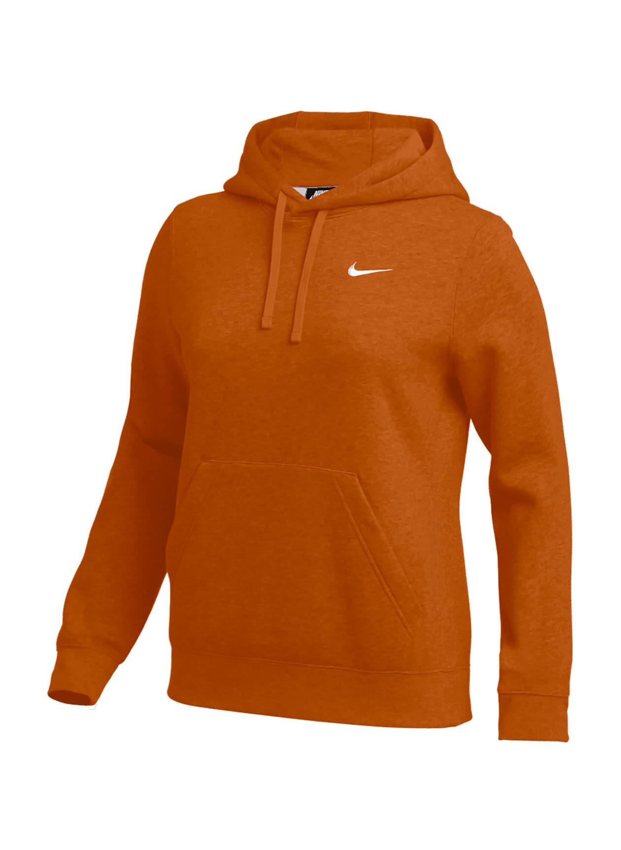 Nike Women's Club Training Hoodie - Team Orange / White (820) LG