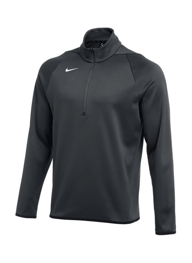 Nike Men's Therma Long-Sleeve Quarter-Zip - Black,Dark Grey 3XL