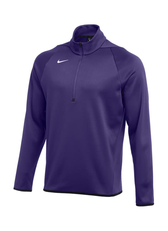 Nike Men's Therma Long-Sleeve Quarter-Zip - Purple 3XL