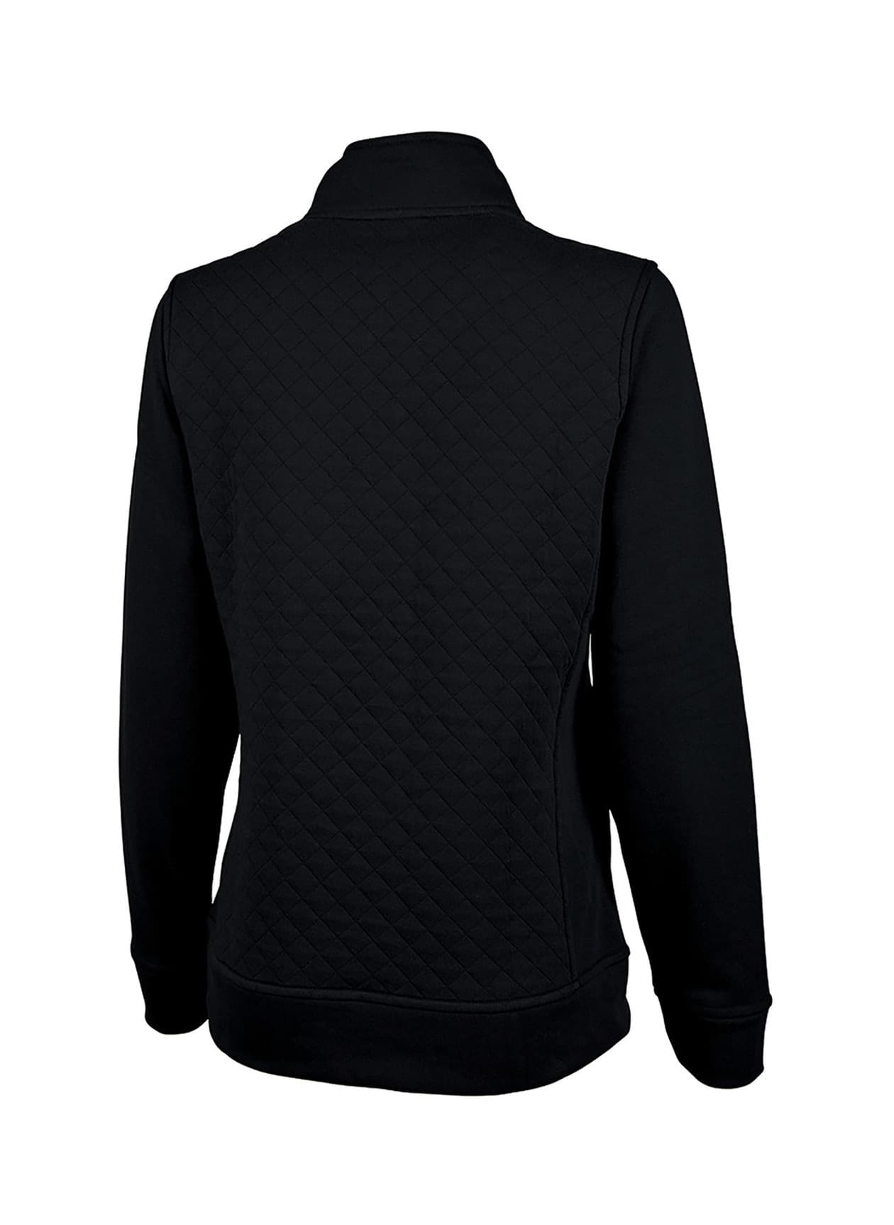 Charles River Women's Franconia Quilted Quarter-Zip - Black 3XL