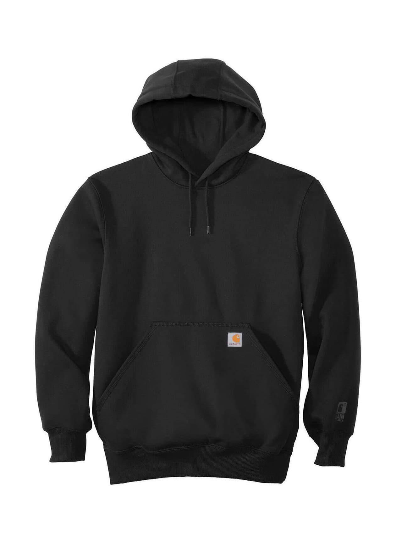 Carhartt Men's Rain Defender Paxton Heavyweight Hooded Sweatshirt - Black (BLK) 3XL