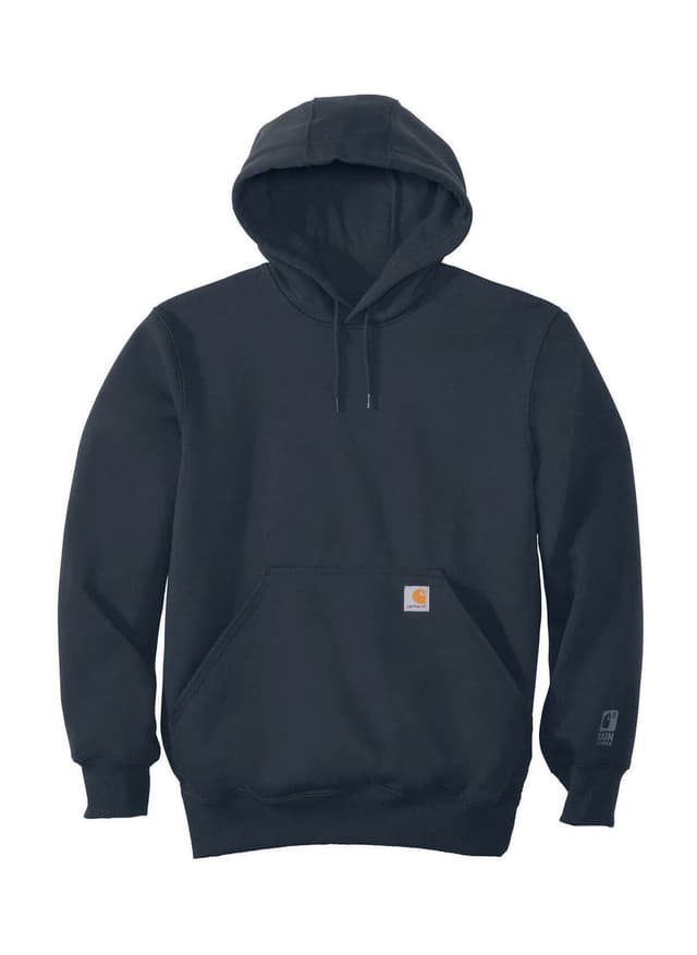 Carhartt Men's Rain Defender Paxton Heavyweight Hooded Sweatshirt - Navy 3XL
