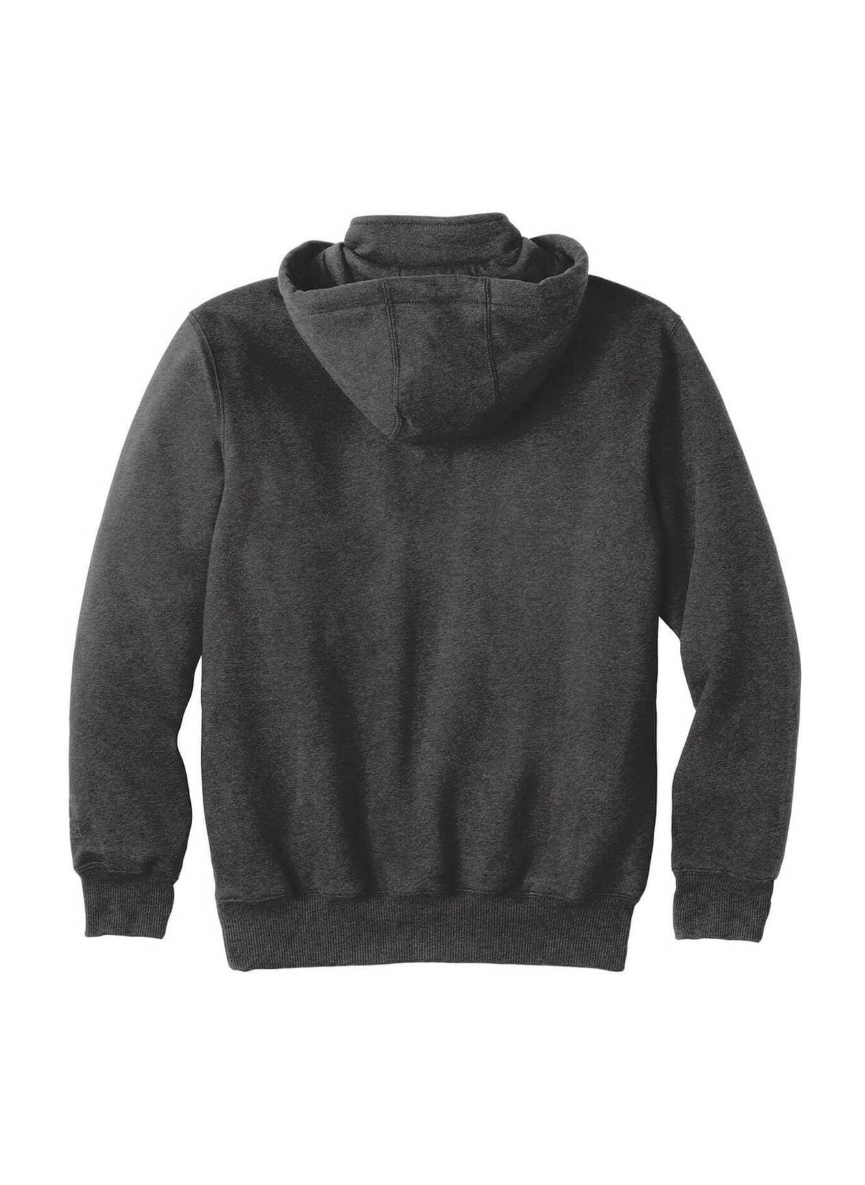 Carhartt Men's Rain Defender Paxton Heavyweight Hooded Zip Mock Sweatshirt - Carbon Heather (CHT) 3XL