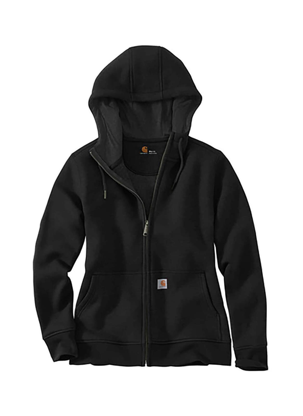 Carhartt Women's Clarksburg Full-Zip Hoodie - Black LG