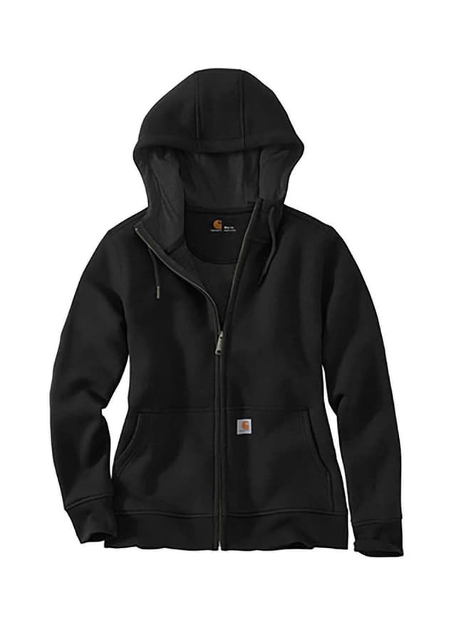 Carhartt Women's Clarksburg Full-Zip Hoodie - Black LG