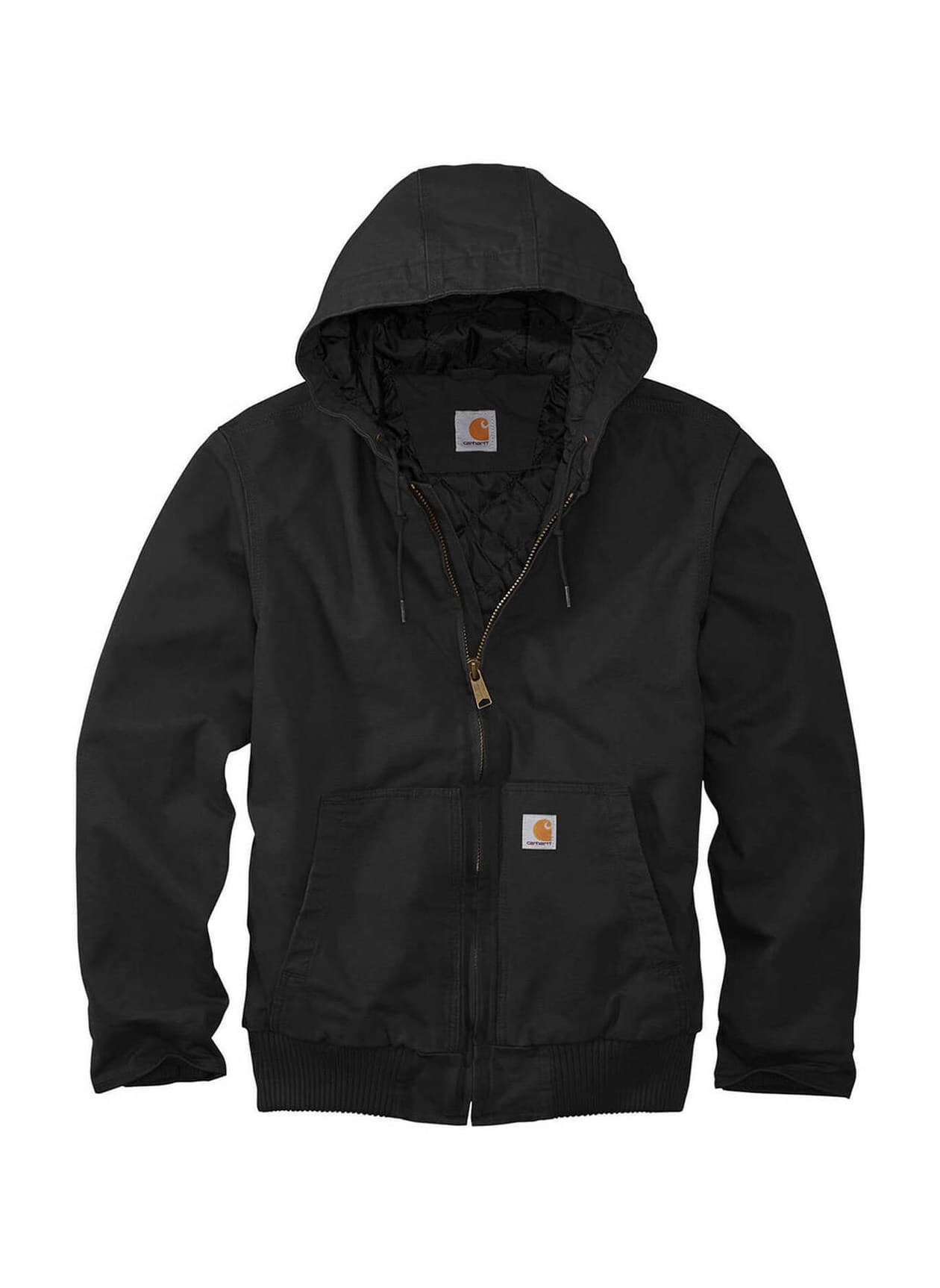 Carhartt Men's Washed Duck Active Jacket - Black 3XL