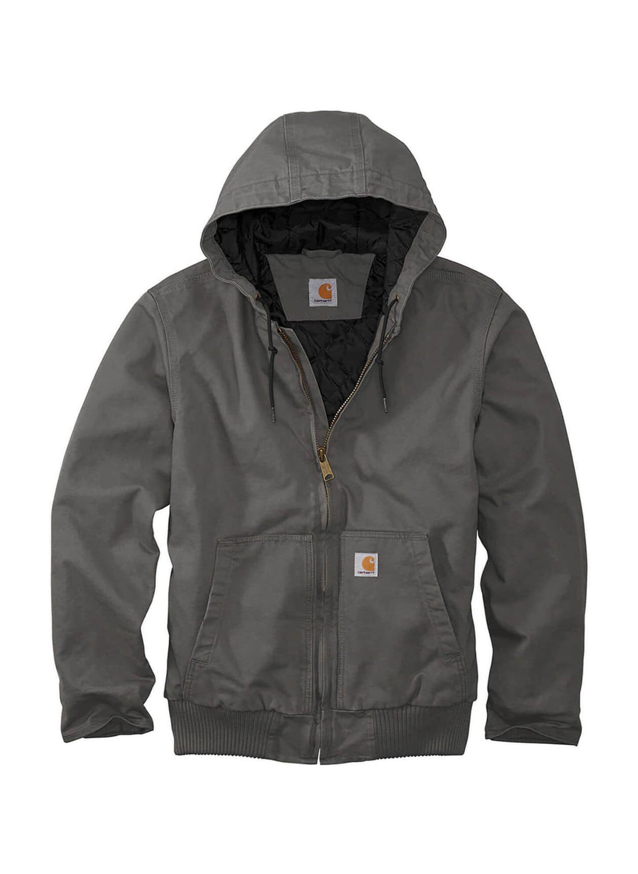 Carhartt Men's Washed Duck Active Jacket - Dark Grey 3XL
