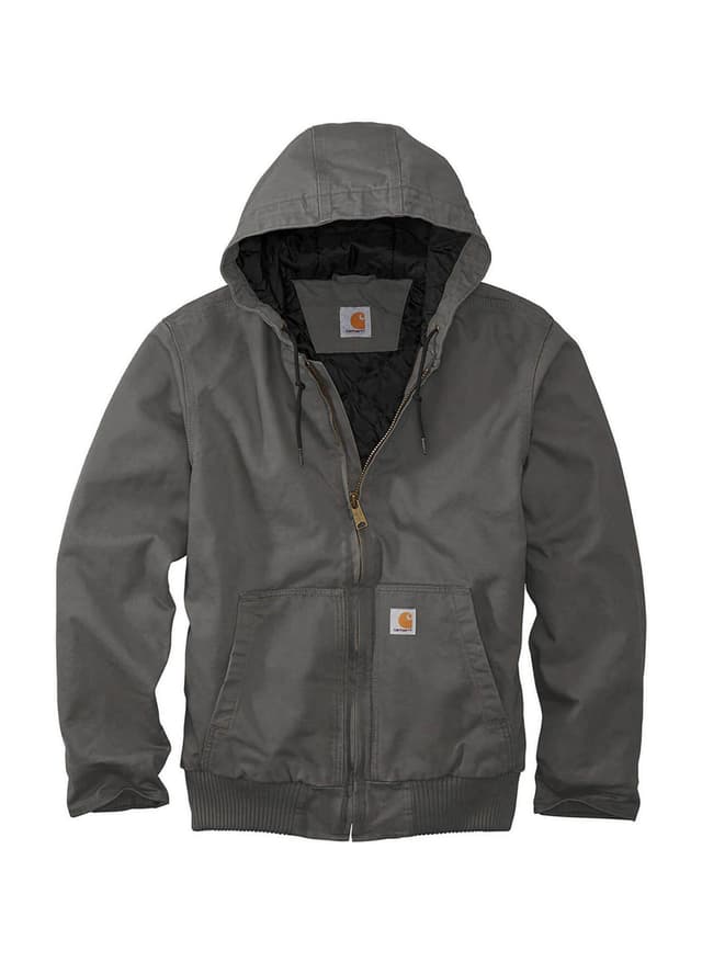 Carhartt Men's Washed Duck Active Jacket - Dark Grey 3XL