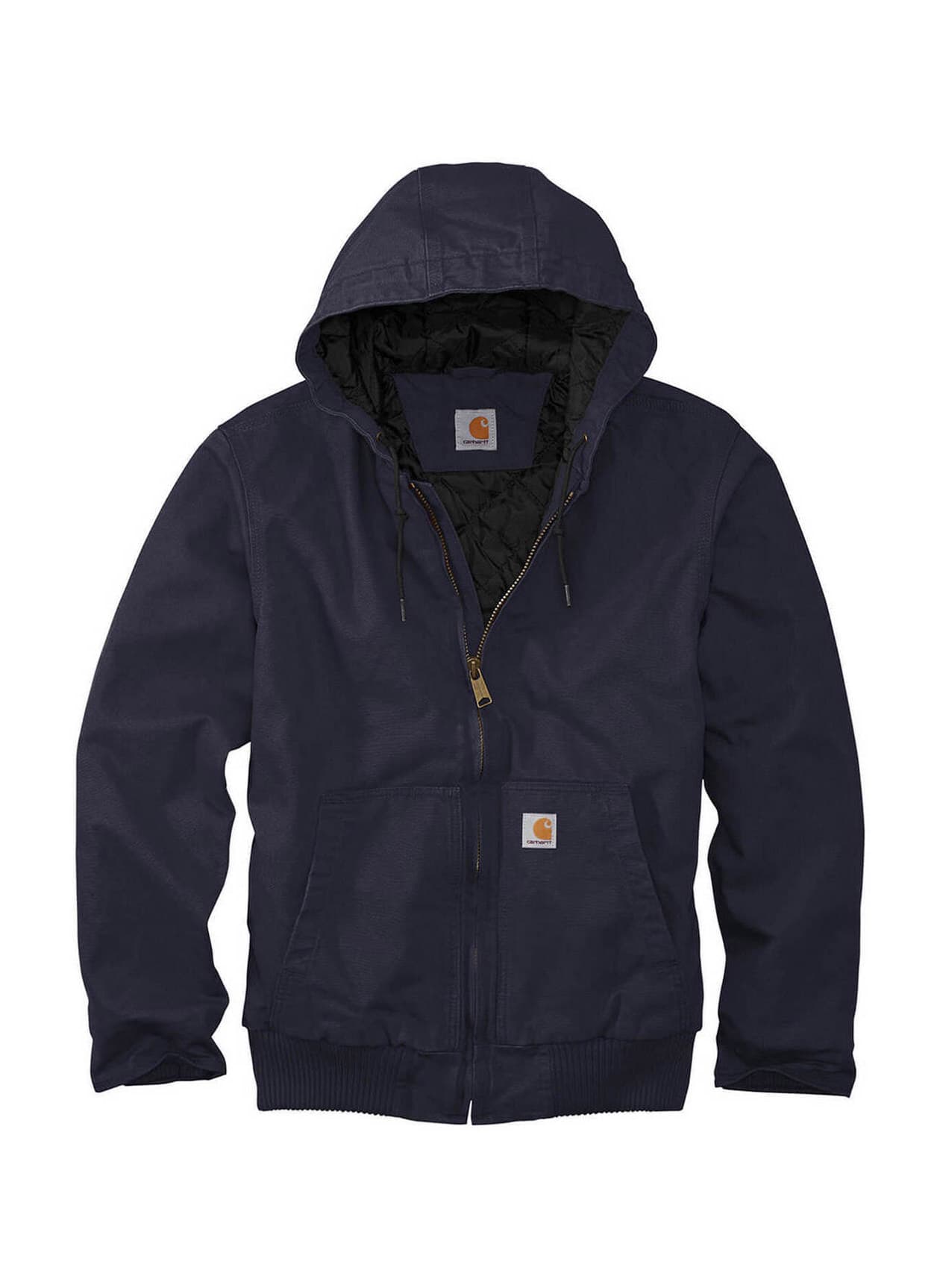 Carhartt Men's Washed Duck Active Jacket - Navy 3XL