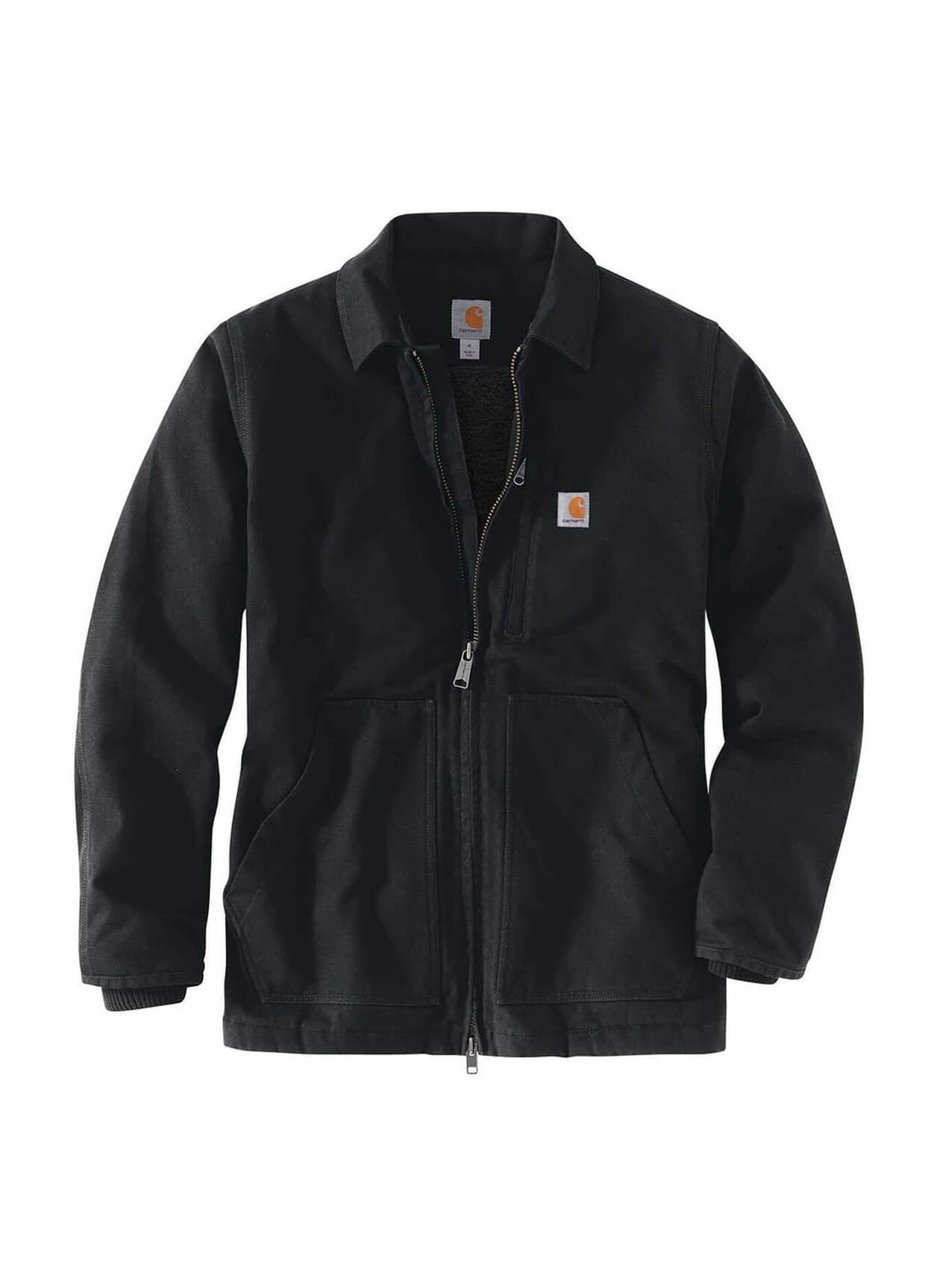 Carhartt Men's Sherpa-Lined Coat - Black 3XL