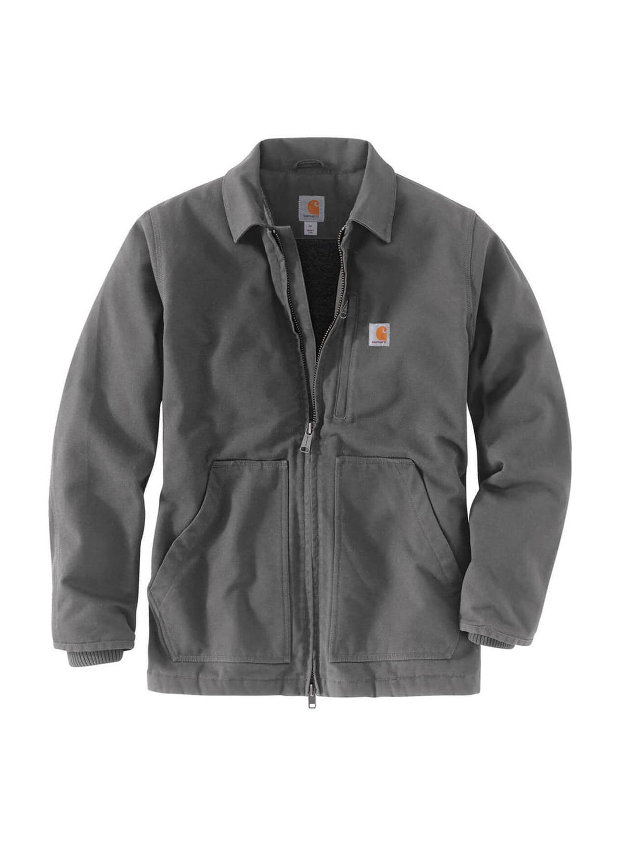 Carhartt Men's Sherpa-Lined Coat - Dark Grey 3XL