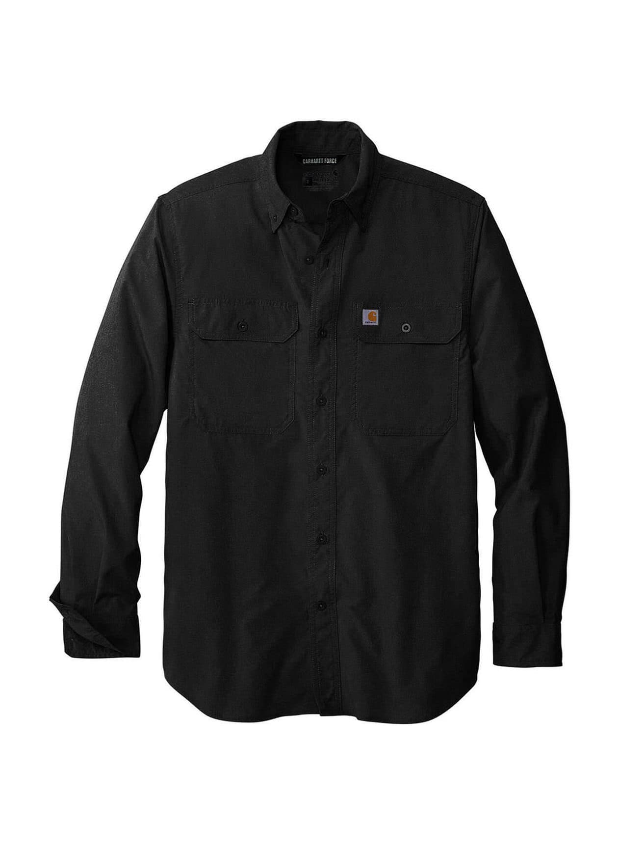 Carhartt Men's Force Solid Shirt - Black 3XL