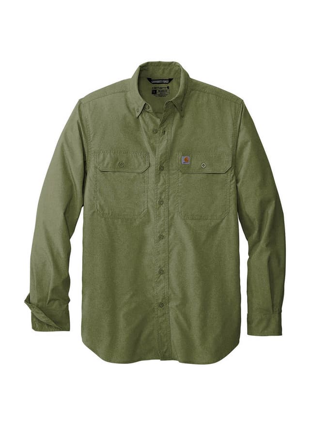 Carhartt Men's Force Solid Shirt - Green 3XL