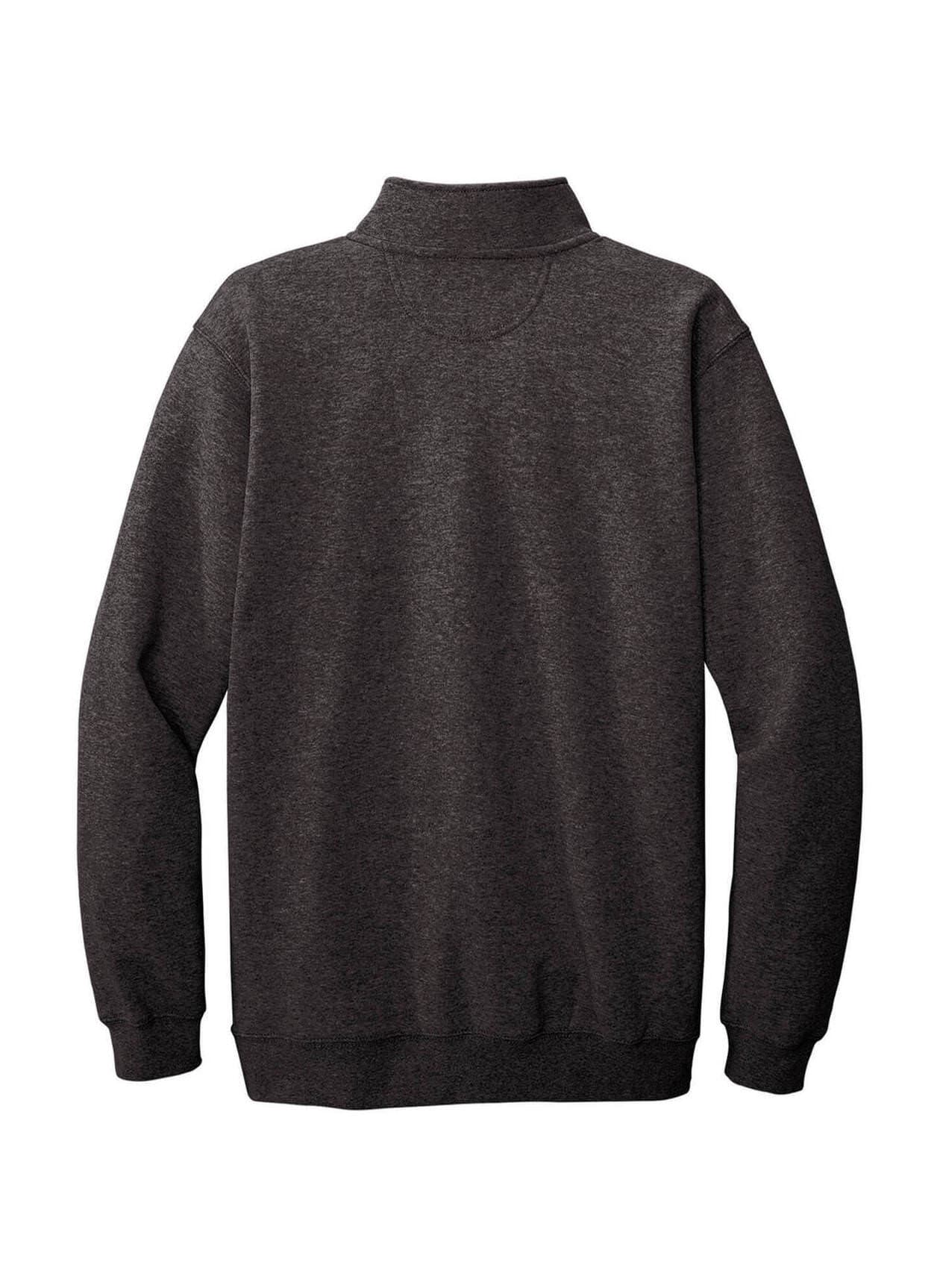 Carhartt Men's Midweight Quarter-Zip - Black,Light Grey 3XL