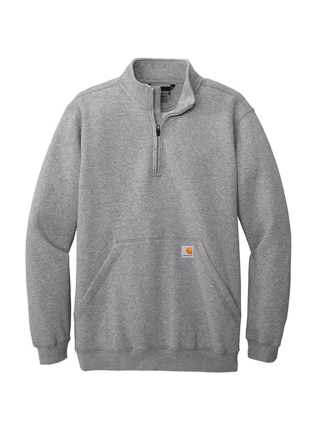 Carhartt Men's Midweight Quarter-Zip - Light Grey 3XL