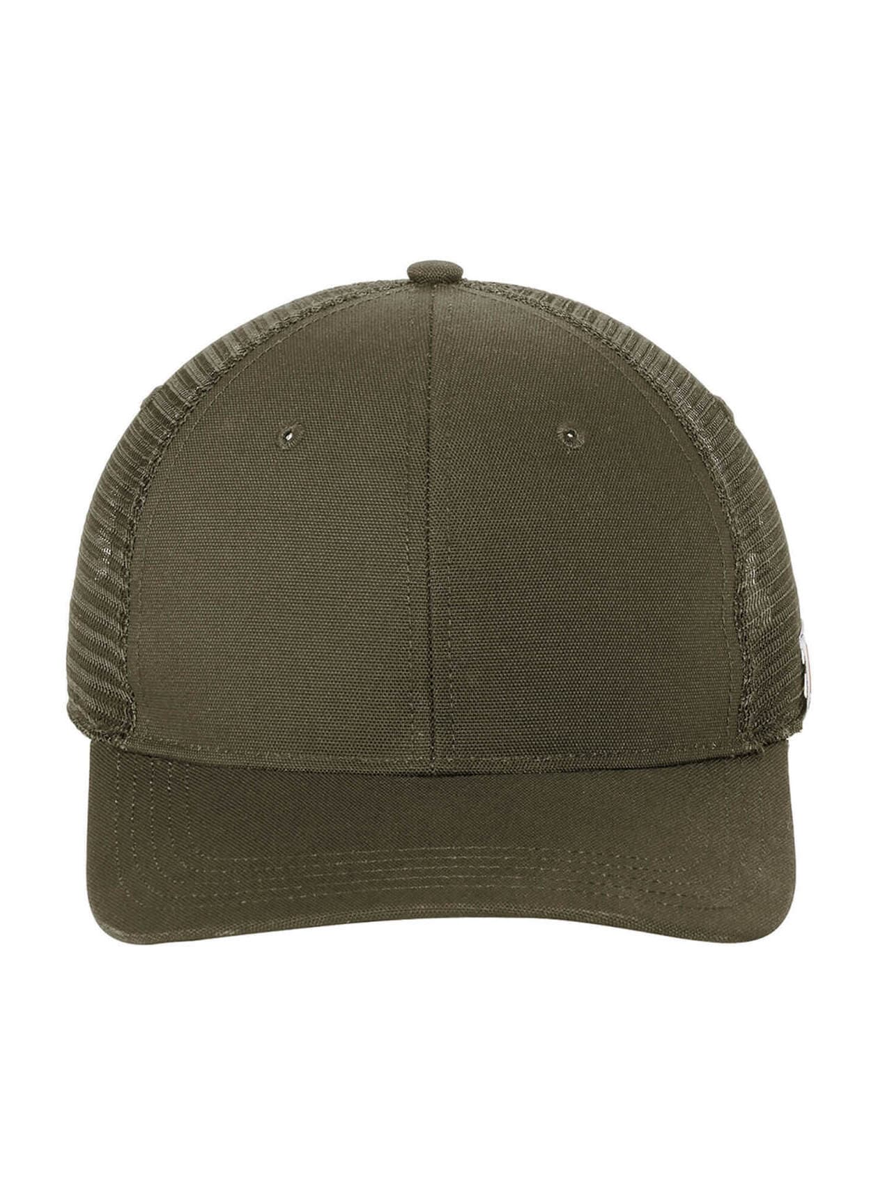 Carhartt Men's Canvas Mesh Back Hat - Green MISC