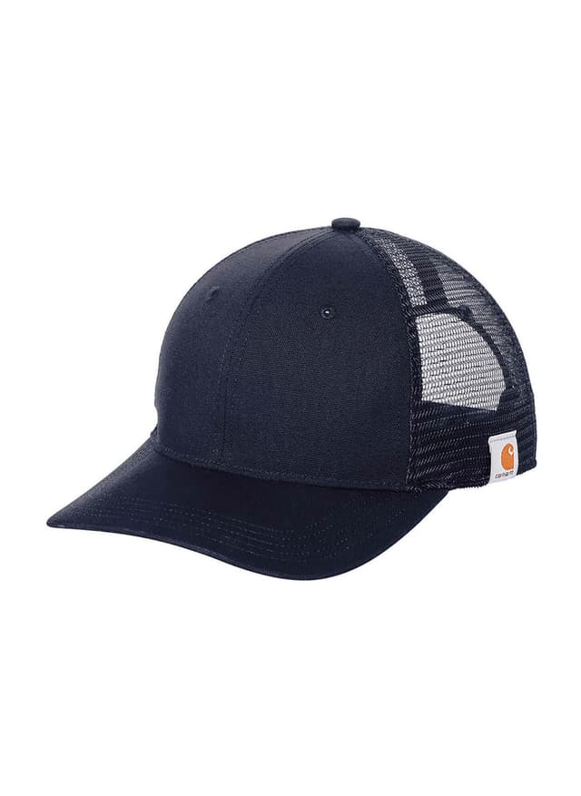 Carhartt Men's Canvas Mesh Back Hat - Navy MISC