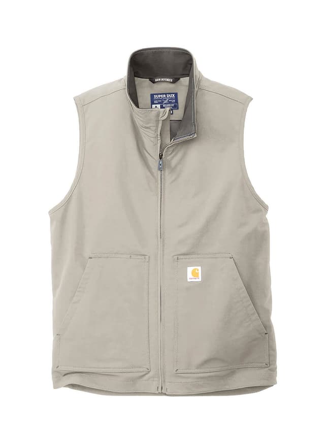 Carhartt Men's Super Dux Soft Shell Vest - Light Grey 3XL