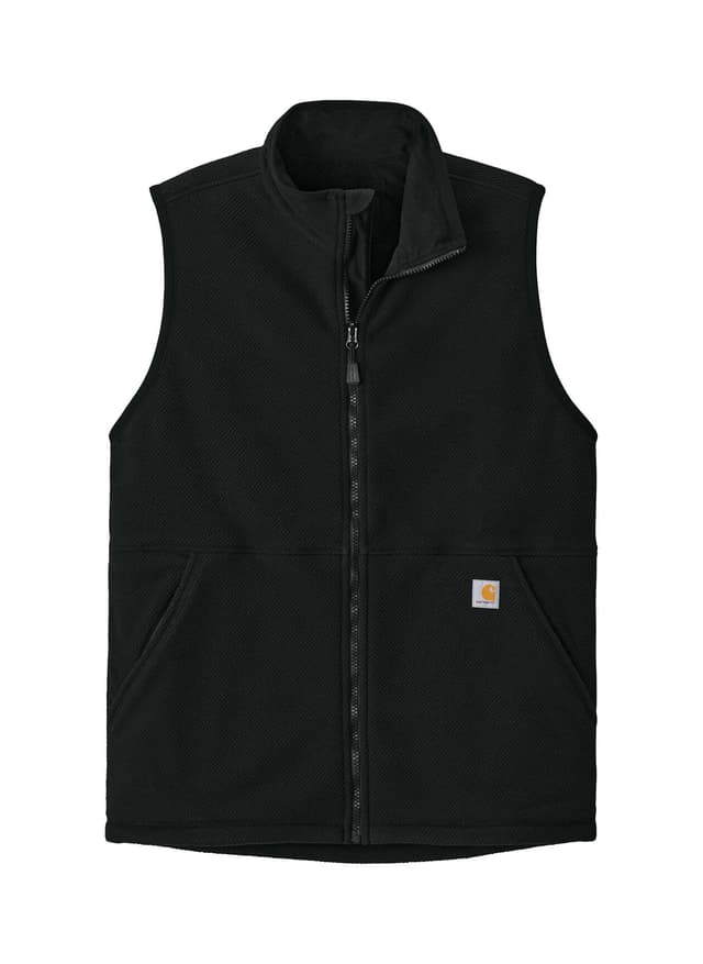 Carhartt Men's Textured Fleece Vest - Black 3XL