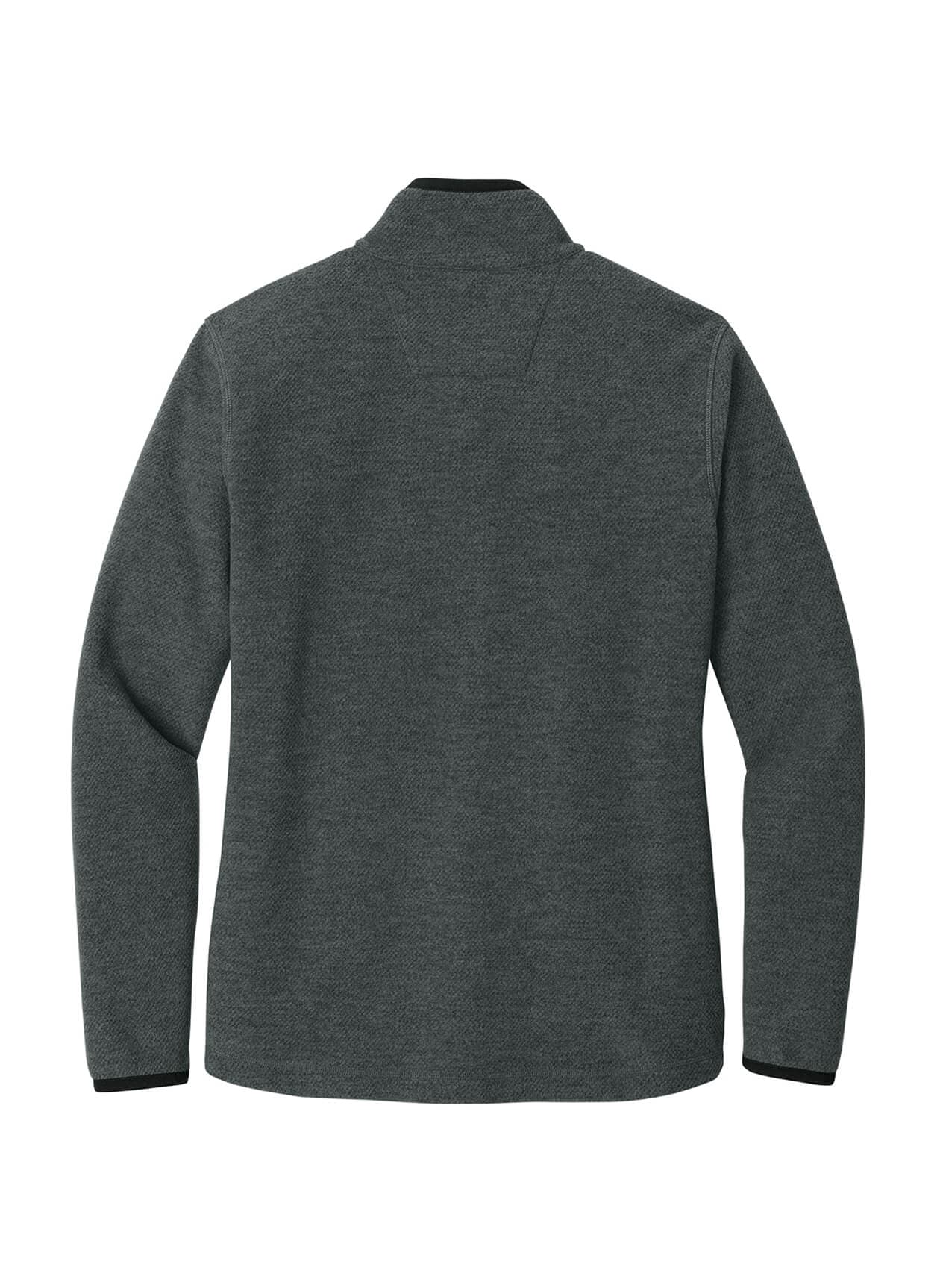 Carhartt Women's Textured Full-Zip Fleece Jacket - Dark Grey LG