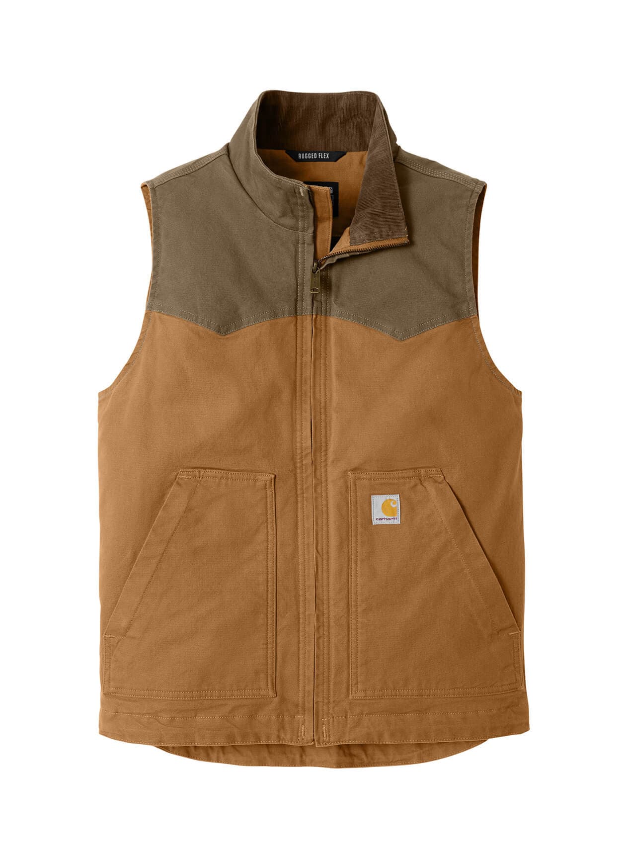 Carhartt Men's Montana Rugged Flex Duck Vest - Brown 3XL