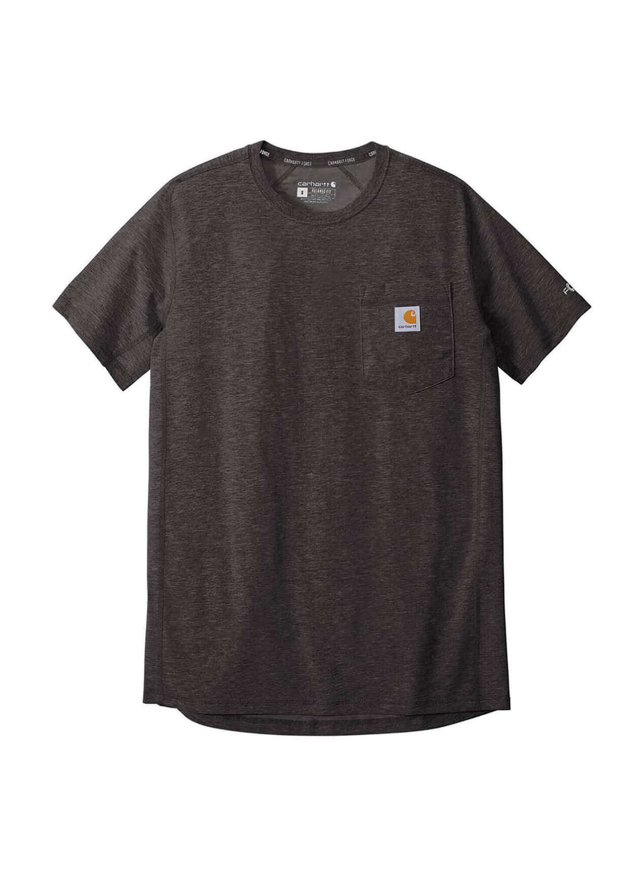 Carhartt Men's Force Pocket T-Shirt FA24 - Black,Light Grey 3XL