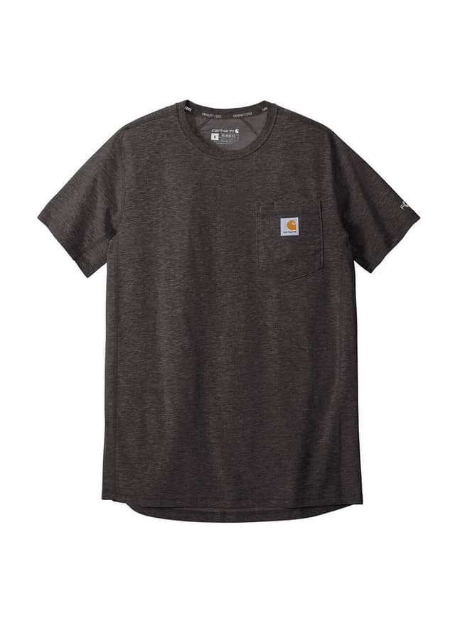 Carhartt Men's Force Pocket T-Shirt FA24 - Black,Light Grey 3XL