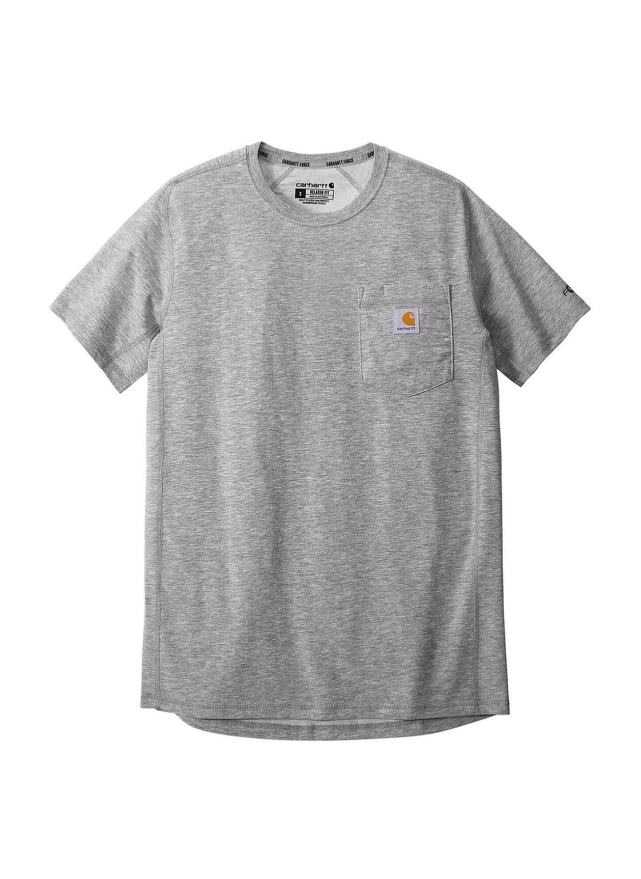 Carhartt Men's Force Pocket T-Shirt FA24 - Light Grey 3XL