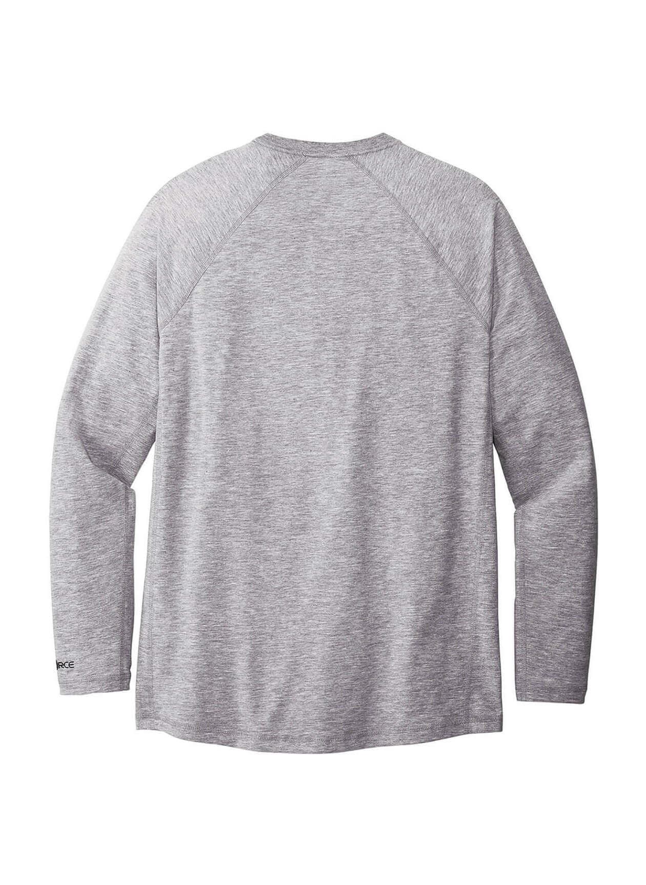 Carhartt Men's Force Long-Sleeve Pocket T-Shirt FA24 - Light Grey 3XL
