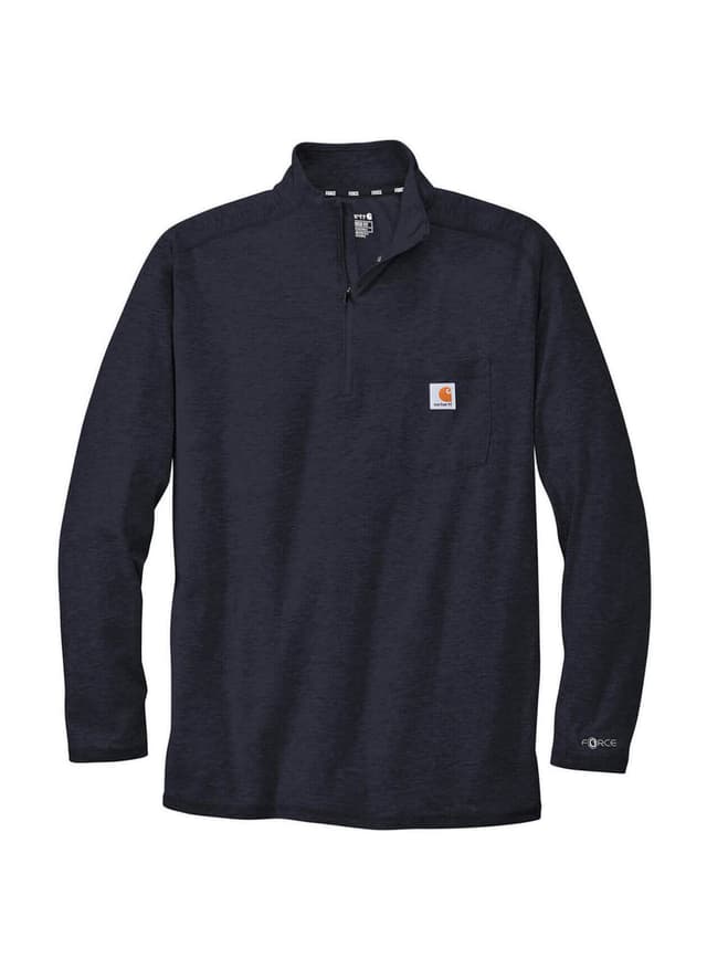 Carhartt Men's Force Quarter-Zip FA24 - Navy 3XL