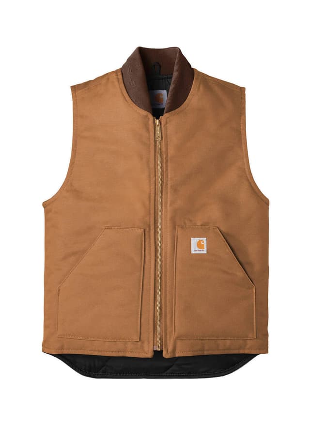 Carhartt Men's Duck Vest FA24 - Brown 3XL