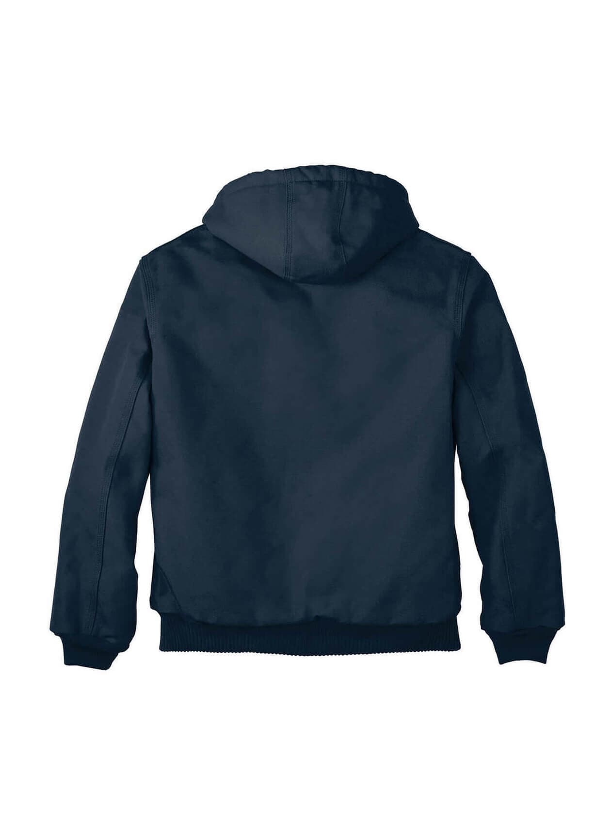 Carhartt Men's Quilted-Flannel-Lined Duck Active Jacket FA24 - Navy 3XL