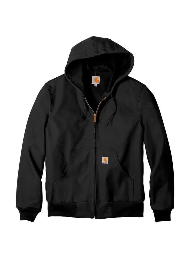 Carhartt Men's Thermal-Lined Duck Active Jacket FA24 - Black 3XL