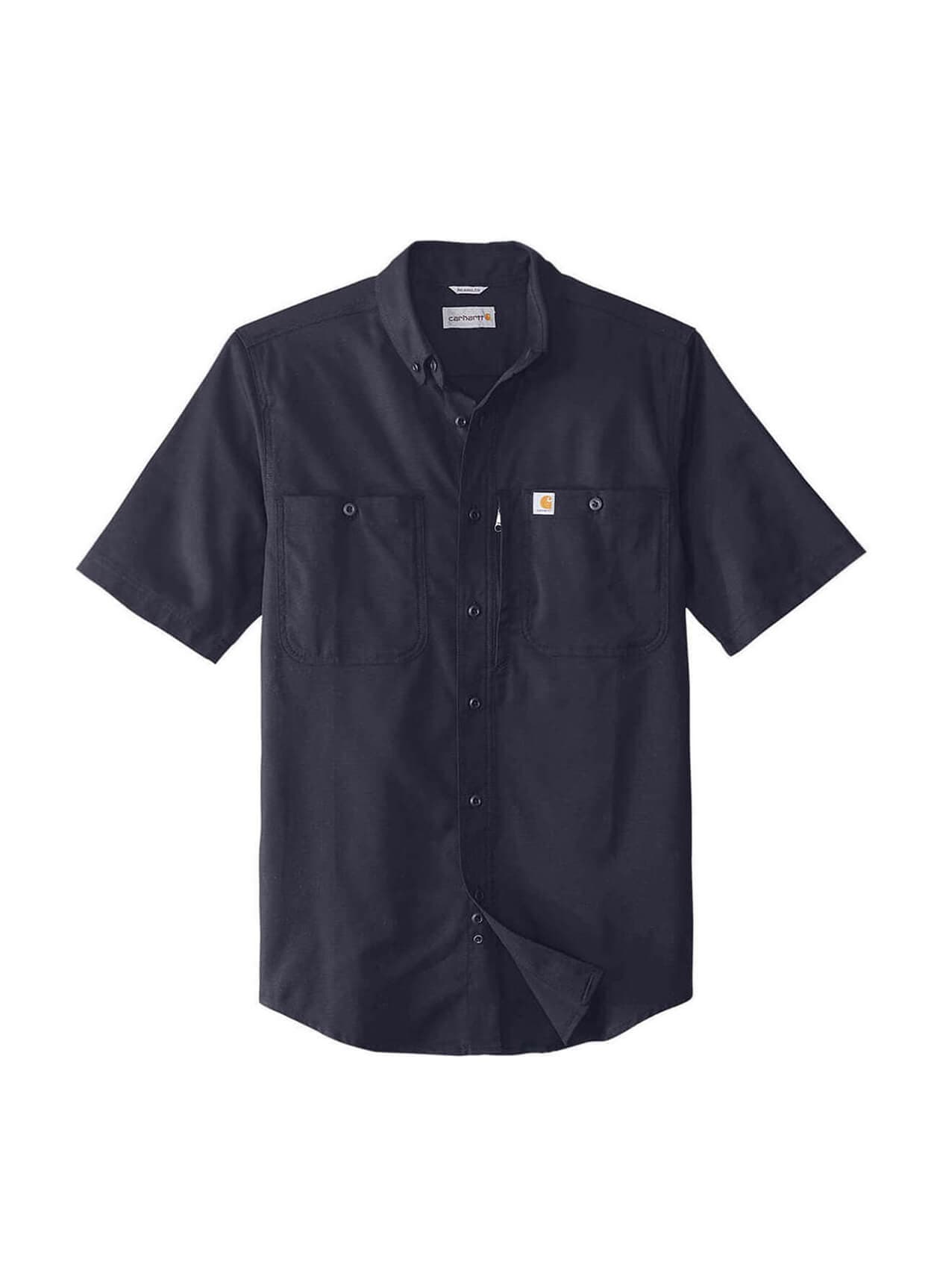 Carhartt Men's Rugged Professional Series Short-Sleeve Shirt FA24 - Navy 3XL