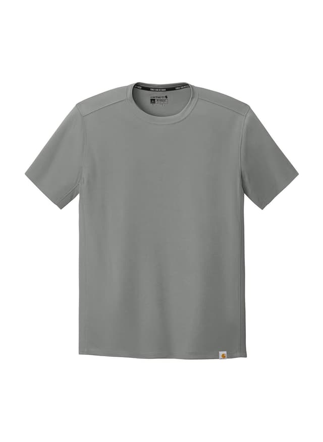 Carhartt Men's Force Sun Defender Short Sleeve T-Shirt - Light Grey 3XL