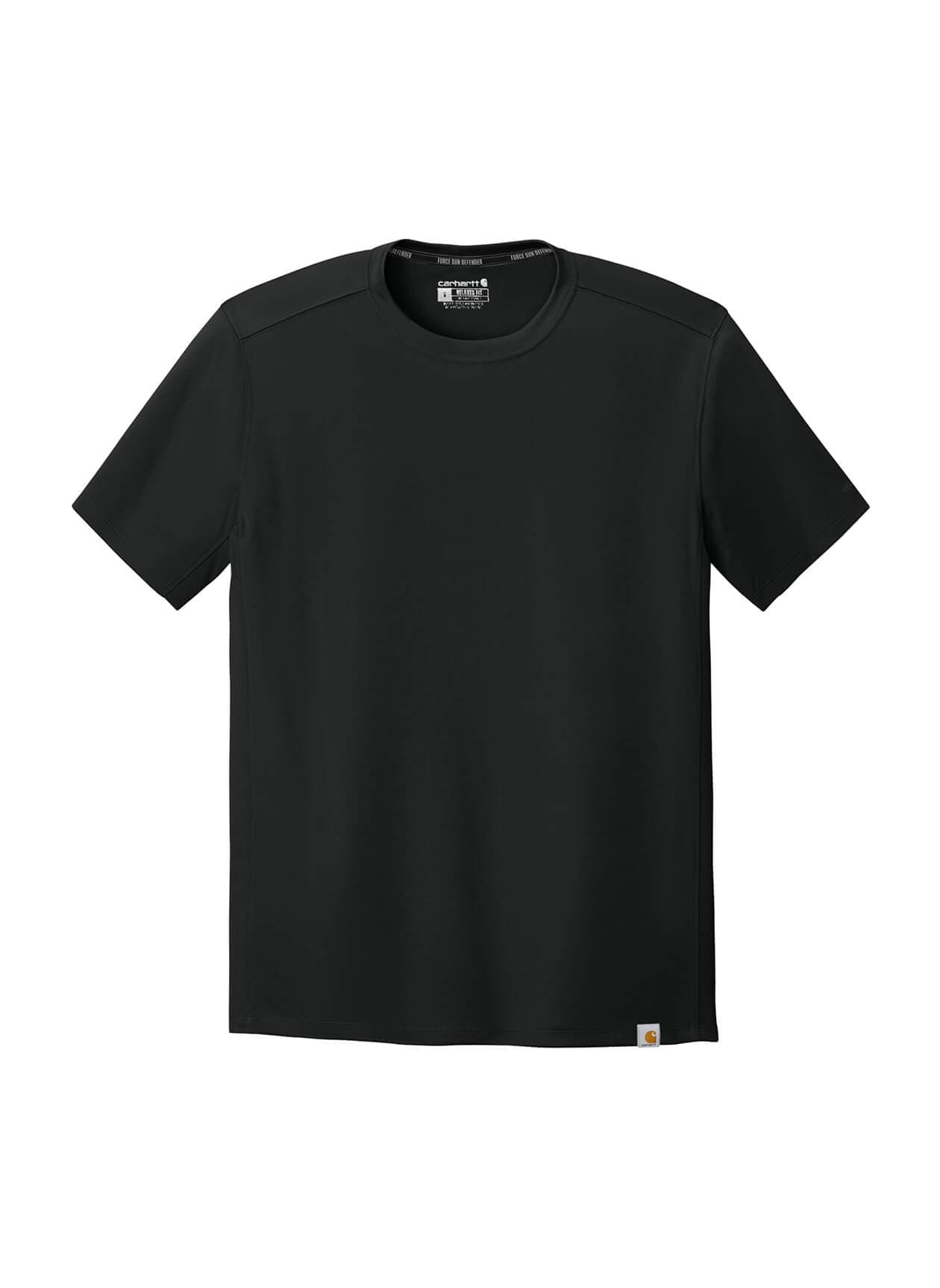 Carhartt Men's Force Sun Defender Short Sleeve T-Shirt - Black 3XL