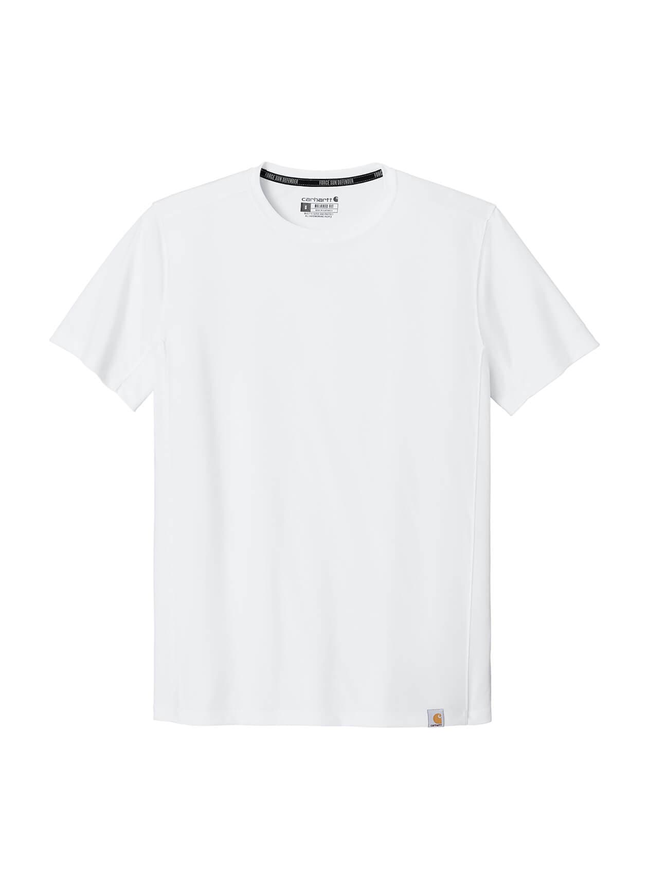 Carhartt Men's Force Sun Defender Short Sleeve T-Shirt - White 3XL