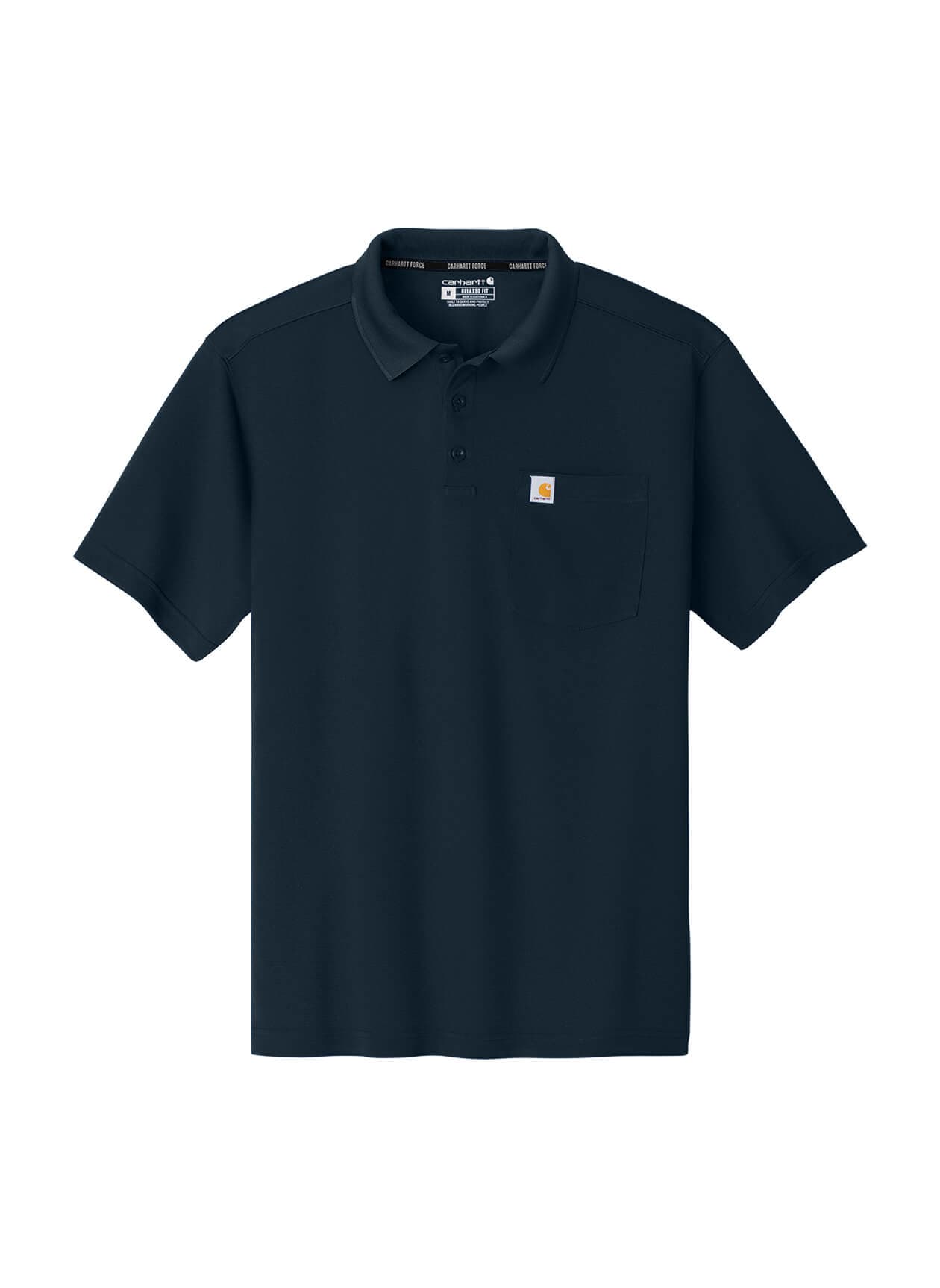 Carhartt Men's Force Snag-Resistant Pocket Polo - Navy 3XL