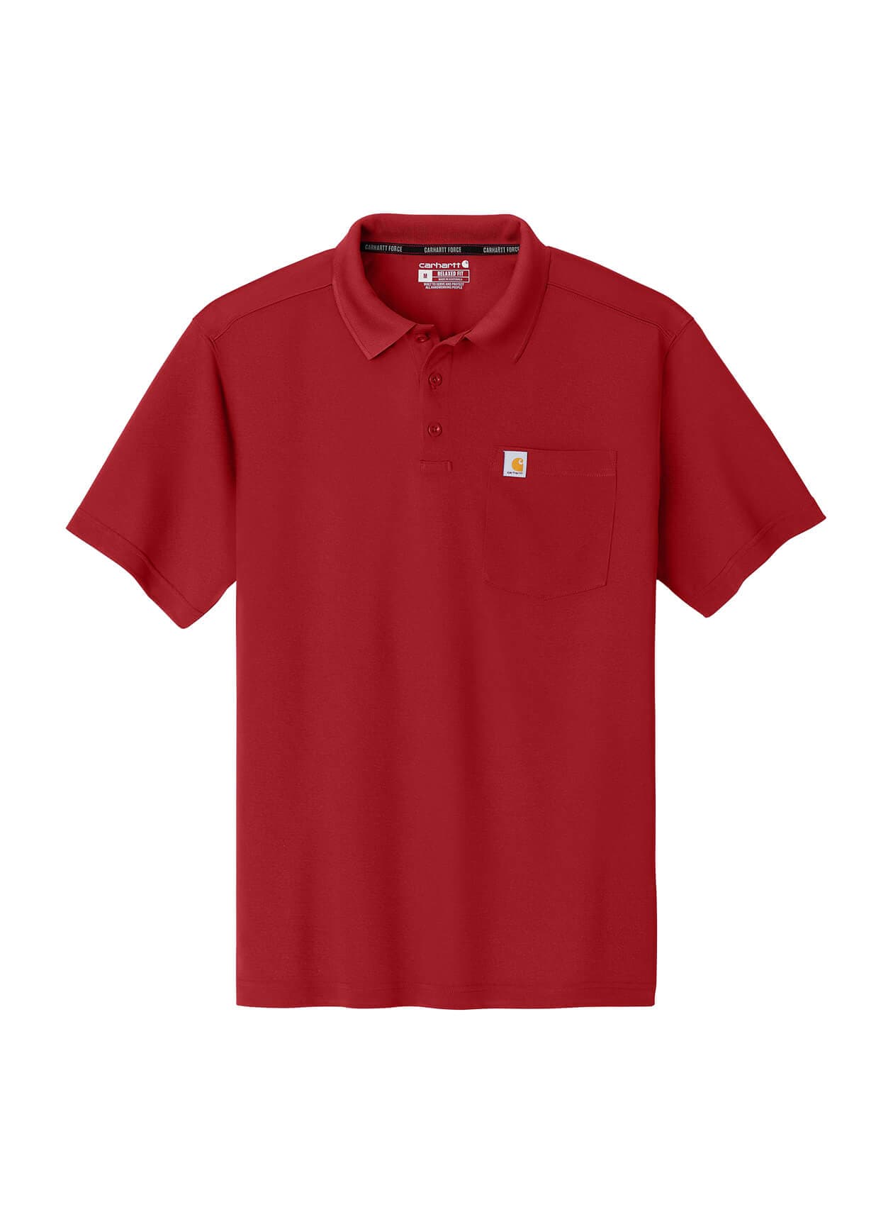 Carhartt Men's Force Snag-Resistant Pocket Polo - Red 3XL
