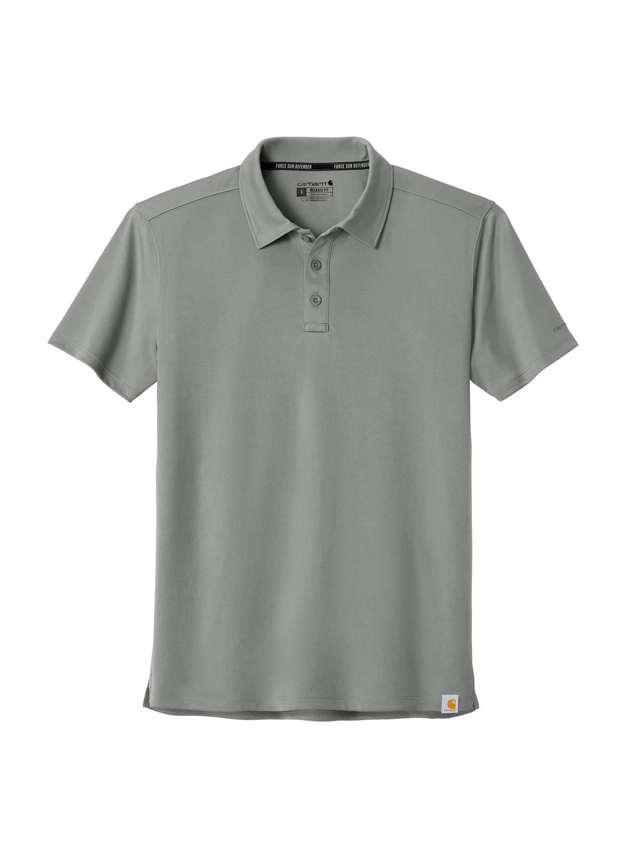 Carhartt Men's Force Sun Defender Polo - Light Grey 3XL