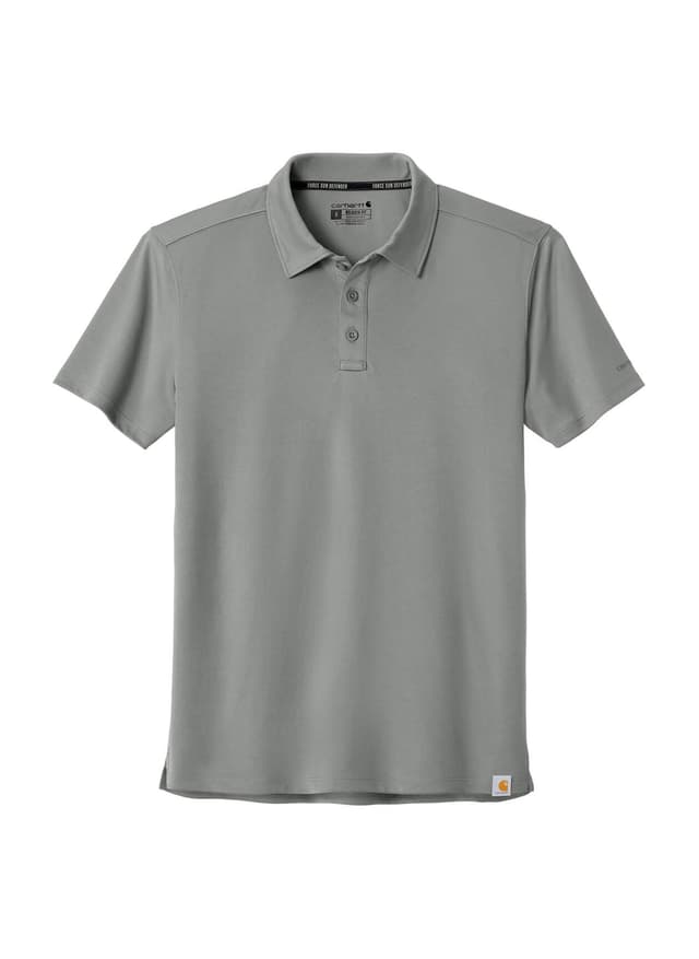 Carhartt Men's Force Sun Defender Polo - Light Grey 3XL