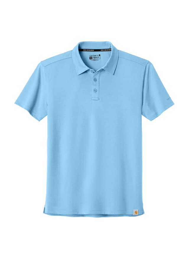 Carhartt Men's Force Sun Defender Polo - Cyan 3XL