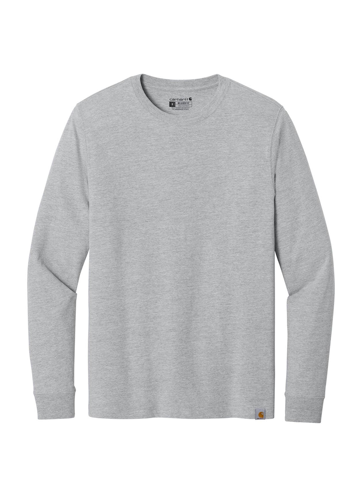 Carhartt Men's Long Sleeve T-Shirt - Light Grey 3XL