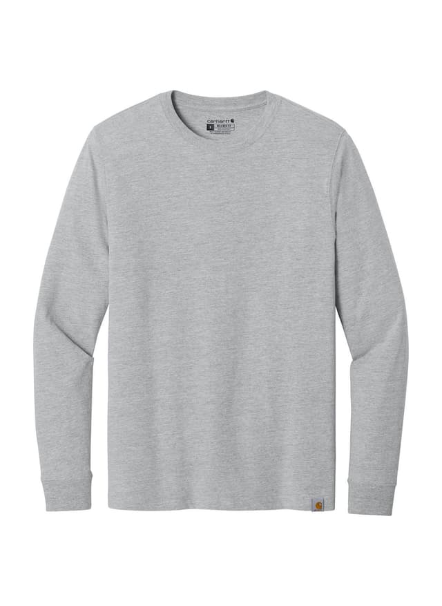 Carhartt Men's Long Sleeve T-Shirt - Light Grey 3XL